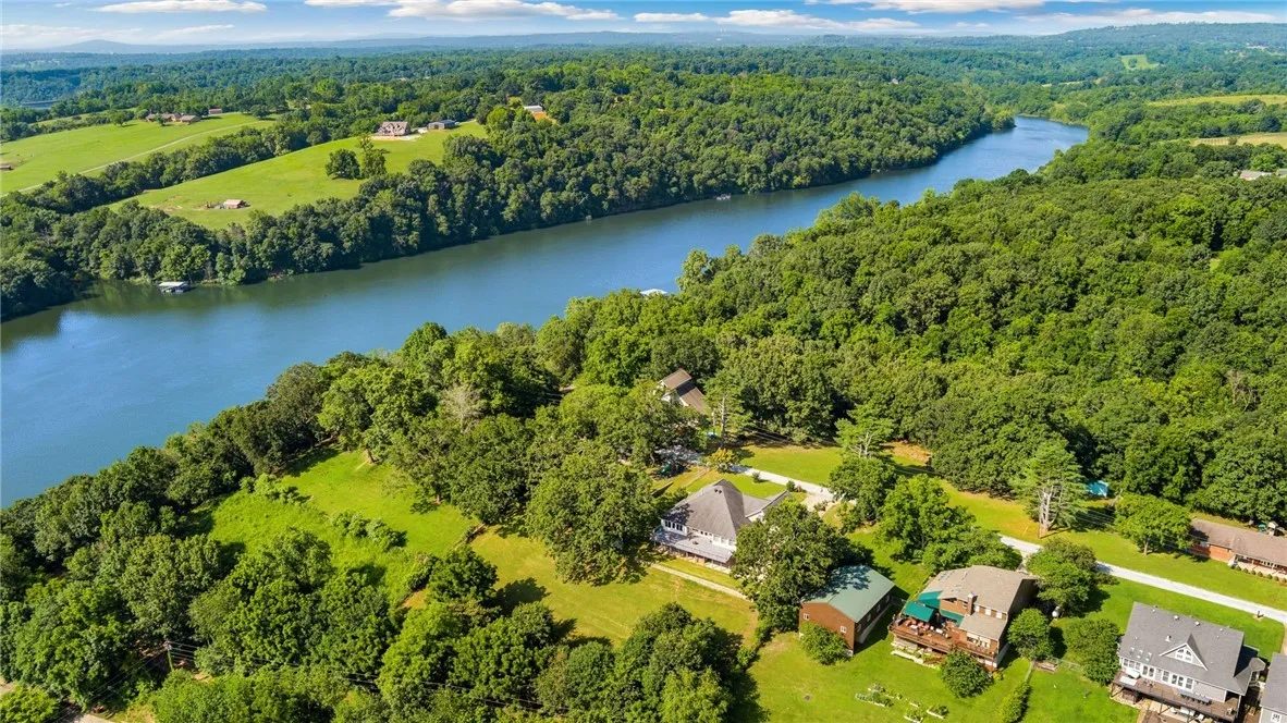 Aerial view of the Ponderosa Lake Addition above Beaver Lake